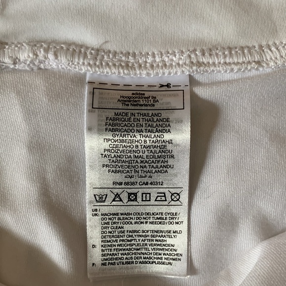 Adidas white tennis skirt size Medium - Picture 4 of 4